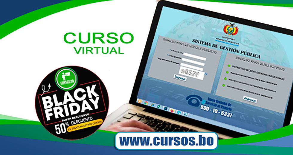  🎁 Black Friday 50% descuento🎁Curso Sistema de Gestión Pública SIGEP WEB ✅  (Virtual 24/7)