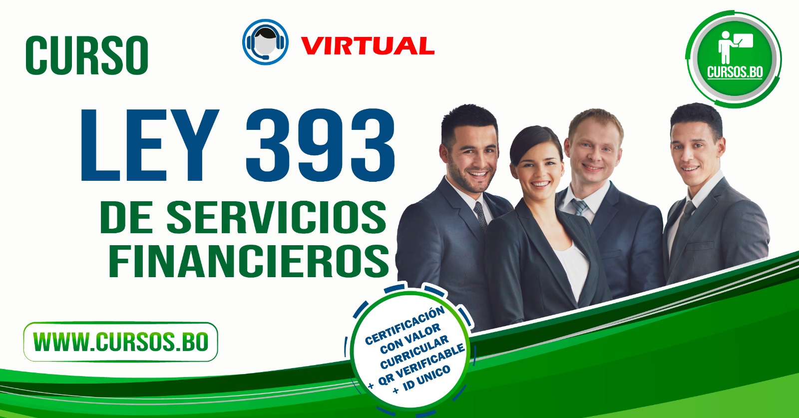 Curso Ley 393 de servicios financieros - ON LINE (Virtual 24/7)