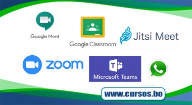 6 cursos Curso Plataformas Virtuales (Zoom, Classroom, Google Meet, Jitsi Meet, Microsoft Teams, WhatsApp)