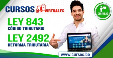 Cursos la Ley 843  y  Ley 2492 virtual