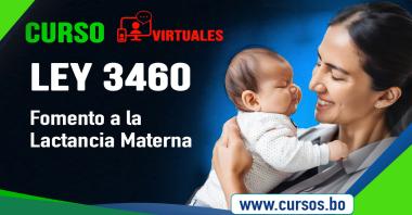 Curso virtual Ley 3460 Fomento a la lactancia Materna (Virtual 24/7)