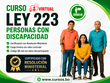 Ley 223 Personas con Discapacidad ON LINE (Virtual 24/7)