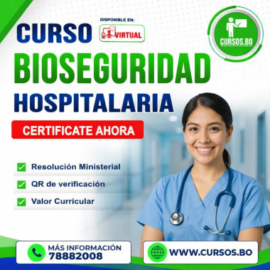Curso Bioseguridad Hospitalaria virtual 24-7