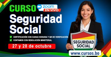 Curso Seguridad Social por ZOOM