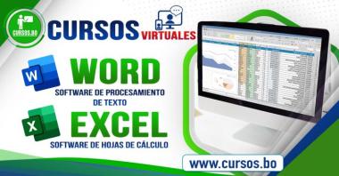 2 Cursos Virtuales de Ofimática: Word y Excel